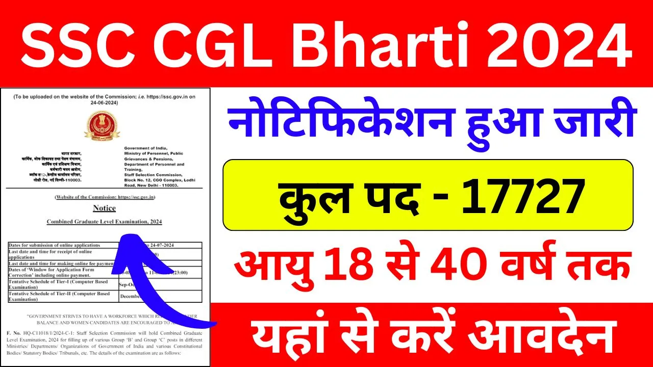 SSC CGL Bharti 2024